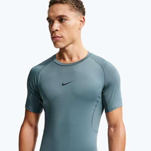 Футболка для тренувань чоловіча Nike Pro Dri-Fit Tight Fitness mineral slate/black