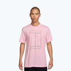 Футболка чоловіча Nike Court Heritage pink foam
