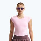 Футболка для бігу жіноча Nike Swoosh Run Dri-Fit pink foam/photon dust/white