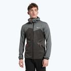 Флісова кофта чоловіча Salewa Puez Melange PL FZ Hoody сіра 00-0000027386