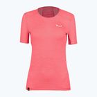 Футболка трекінгова жіноча Salewa Puez Graphic 2 Dry рожева 00-0000027400