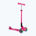 Самокат триколісний дитячий Globber Primo Foldable Lights fuchsia