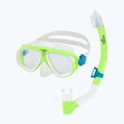 Набір для снорклінгу дитячий Speedo Adventure green gecko/clear