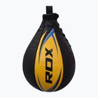 Груша боксерська RDX Speed Ball Leather Multi чорно-жовта 2SBL-S2YU