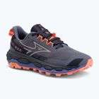 Кросівки для бігу жіночі Mizuno Wave Mujin 11 blue granite/silver/striking coral