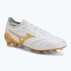 Кросівки футбольні Mizuno Morelia Neo IV Beta Japan FG white/mp gold/cool gray 3c