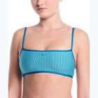 Верхня частина купальника Nike Ripple Texture Bralette Classic Bikini bleached turquoise