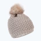 Шапка зимова жіноча 4F CAD014 beige