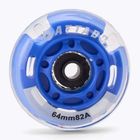Колеса для роликових ковзанів LED HUMBAKA Flashing Wheels 64 мм 4 шт. білий