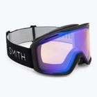 Окуляри гірськолижні Smith Blazer black/blue Сенсор mirror