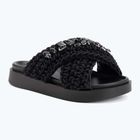 Шльопанці жіночі INUIKII Woven Stones black