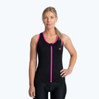 Жіноча велофутболка Rogelli Abbey Tank Top W чорна / рожева