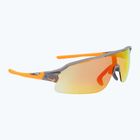 Окуляри сонцезахисні Nike Flyfree Shield E matte smoke grey/road orange mirror/ clear