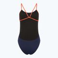 Купальник суцільний жіночий TYR Hexa Cutoutfit navy/orange 2