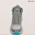 Черевики туристичні чоловічі HOKA Trail Code GTX galactic grey/electric aqua 15