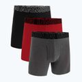 Чоловічі труси Under Armour Perf Cotton 6" 3 шт карбон чорний/галактика чорний 15