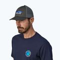 Бейсболка Patagonia P-6 Logo LoPro Trucker кузня сіра 3
