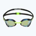Окуляри для плавання TYR Tracer-X Elite Racing Mirrored black/lime 2