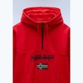 Кофта чоловіча Napapijri Burgee Half Zip Hooded 2.0 red goji 7