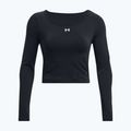 Жіночий тренувальний безшовний лонгслів Under Armour Train чорно-білий 4