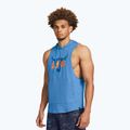 Футболка для тренувань чоловіча Under Armour Project Rock LFG Graphic SL Hoodie blue