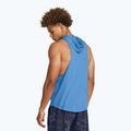 Футболка для тренувань чоловіча Under Armour Project Rock LFG Graphic SL Hoodie blue 2