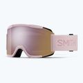 Окуляри гірськолижні  Smith Squad carnation/chrp everyday rose gold mirror/clear 6