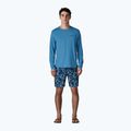 Лонгслів чоловічий Patagonia Capilene Cool Daily - Boardshort Logo shore blue/light shore blue x-dye 2