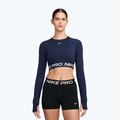 Лонгслів для тренувань жіночий Nike Pro 365 Dri-Fit midnight navy/white