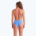 Купальник суцільний жіночий arena Monogram Challenge Back blue river multi/shocking pink 7