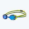 Окуляри для плавання дитячі arena Python Mirror Jr blue/blue/lime 5
