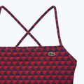 Жіночий злитий купальник Lacoste MF7264 penumbra / alizarin / red 2