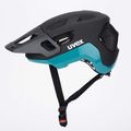 Шолом велосипедний UVEX React black/teal matt 3