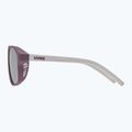Окуляри сонцезахисні дитячі UVEX Cosmic Jr cranberry/grey matt/mirror silver 5