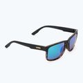 Окуляри сонцезахисні UVEX Poise black demi matt/mirror green