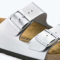 Жіночі шльопанці BIRKENSTOCK Arizona BF Narrow сріблясті 9