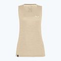 Футболка трекінгова жіноча Salewa Puez Graphic Dry Tank бежева 00-0000027482