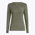 Лонгслів жіночий Salewa Puez Melange Dry faded green melange