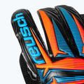 Рукавиці воротарські Reusch Attrakt Solid black/aqua blue/shocking orange 6