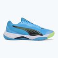 Кросівки спортивні для приміщень чоловічі PUMA Solarstrike III luminous blue/club navy/fizzy apple 2
