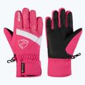 Рукавиці гірськолижні дитячі ZIENER Leif GTX-Z tie-dye pop pink