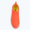 Кросівки футбольні дитячі PUMA Future 9 Match TT + Mid Jr glowing red/puma white/puma black/puma silver 5