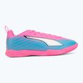 Кросівки футбольні дитячі PUMA Ultra 6 Play It Jr poison pink/puma wht/sun stream/bright aqua/puma blk 2