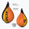 Груша боксерська RDX Speed Ball Leather Multi чорно-жовта 2SBL-S2YU 3