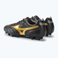 Чоловічі футбольні бутси Mizuno Morelia II Club MD чорні/золоті/темна тінь 4