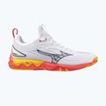 Кросівки волейбольні Mizuno Wave Luminous 3 white/fiery coral 2/citrus 8