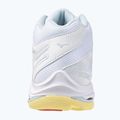 Кросівки волейбольні жіночі Mizuno Wave Voltage 2 Mid white/calypso coral/pale banan 10