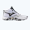 Кросівки волейбольні Mizuno Wave Momentum Elite Mid white/black/ge gold 8