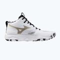 Кросівки волейбольні Mizuno Wave Momentum Elite Mid white/black/ge gold 9