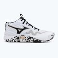 Кросівки волейбольні Mizuno Wave Momentum Elite Mid white/black/ge gold 2